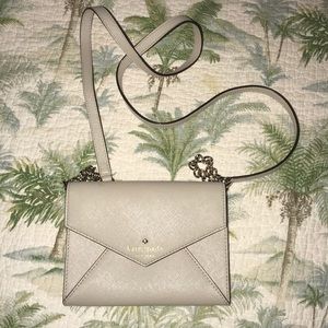 NEW KATESPADE small tan/cream crossbody handbag